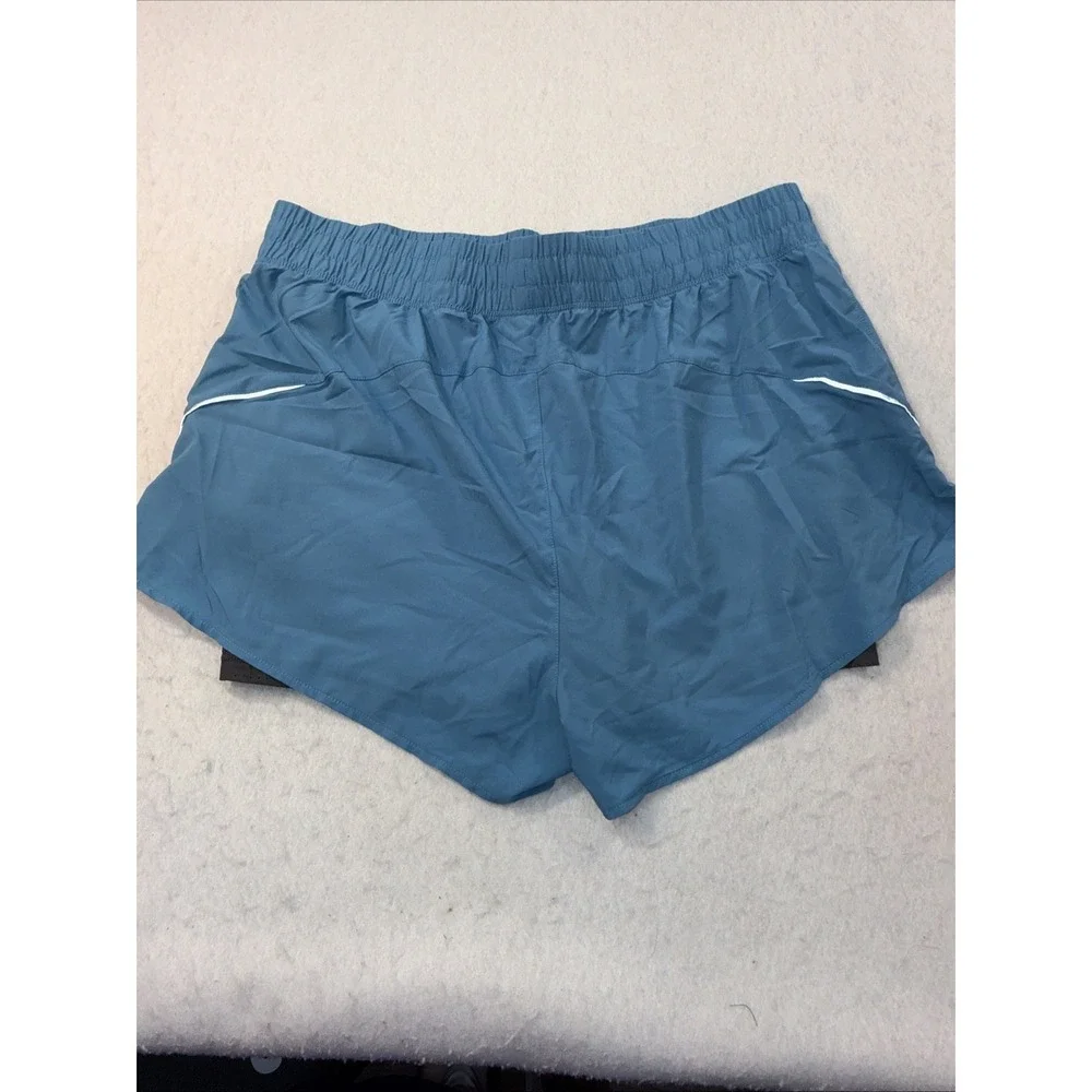 Fabletics‎ Women's Lined Running Shorts Blue Athletic Workout Gym Size L Approx